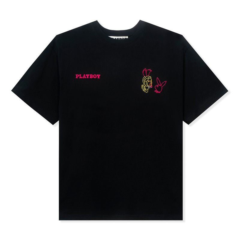 Black Playboy Playmates Men's Shirts | 18WEVZUIQ