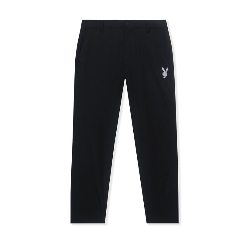 Black Playboy Puma Golf Jackpots Men's Pants | 63JXYTMBD