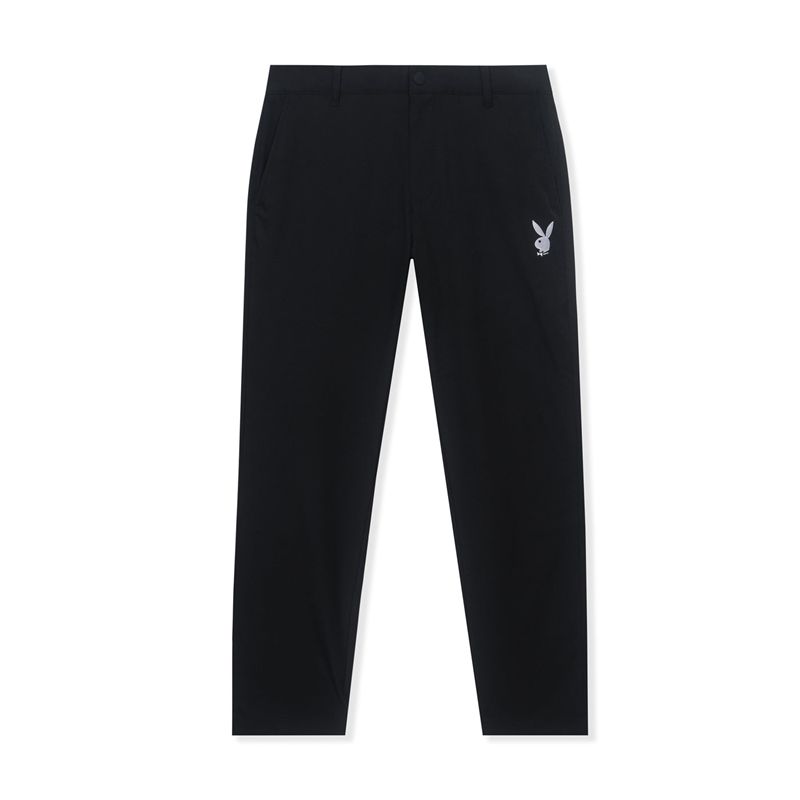 Black Playboy Puma Golf Jackpots Men\'s Pants | 63JXYTMBD