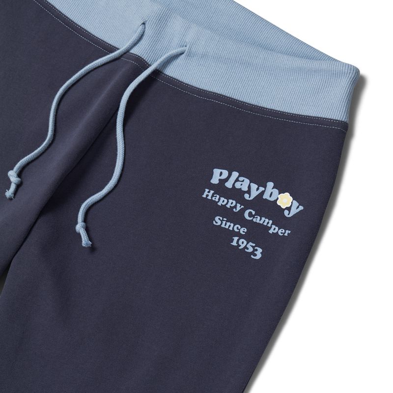 Grey Playboy Campfire Flare Women's Pants | 48CKSGNMZ