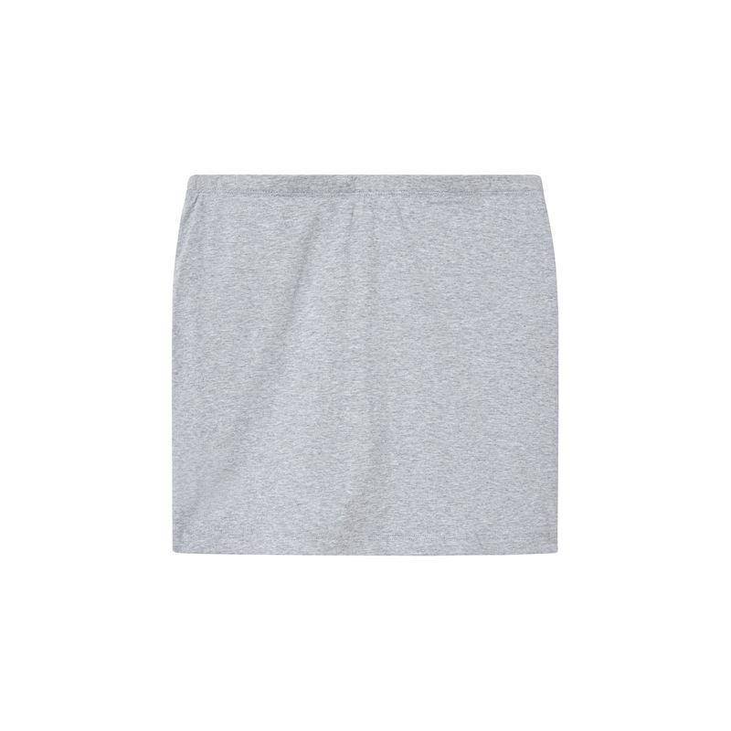 Grey Playboy Slit Skort Women's Skirts | 32AGOEUHF