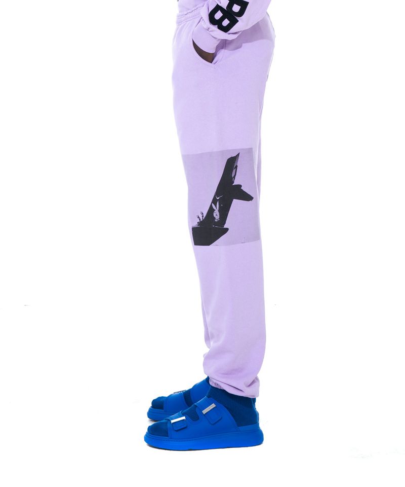 Purple Playboy Aviation Wings N950pb Men's Sweatpants | 06URQCVFT