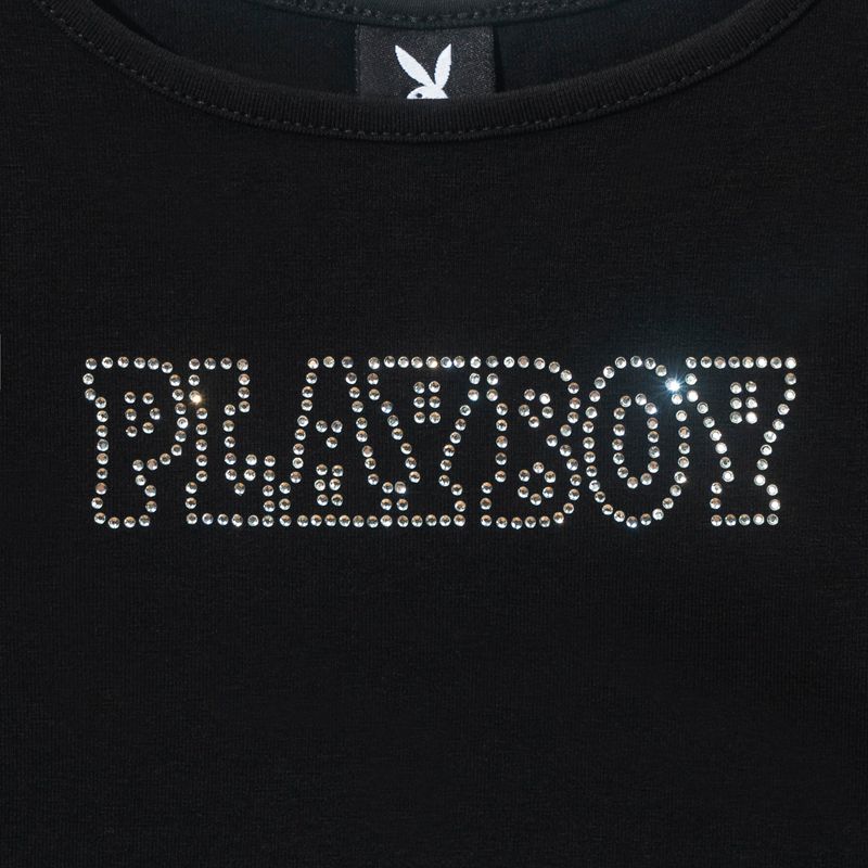 Purple Playboy Bedazzled Masthead Women's Tank Tops | 96PDVYGRQ