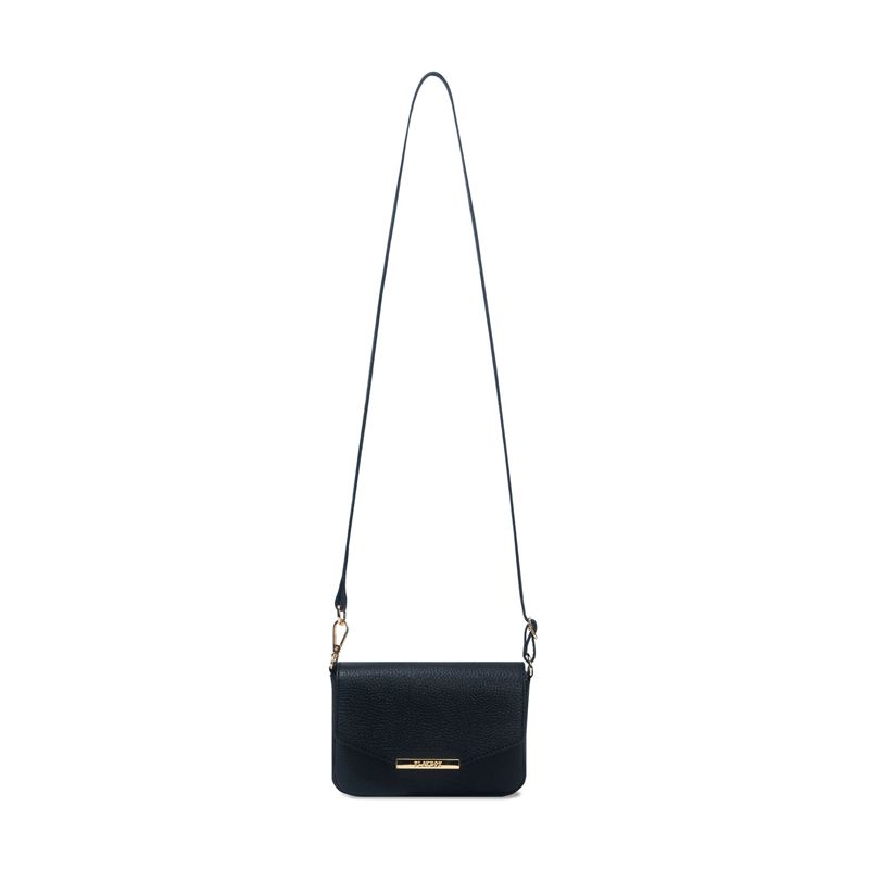 Black Playboy Leather Crossbody Women's Handbags | 50TZFIGVU