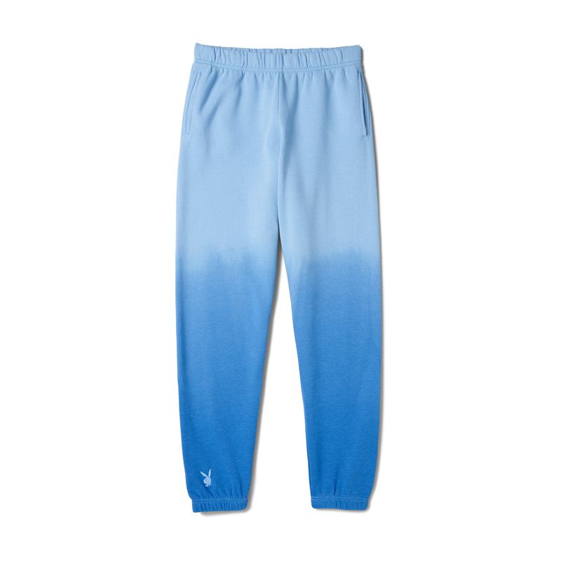 Blue Playboy Camp Classic Sweat Women's Pants | 46QSNOWFY