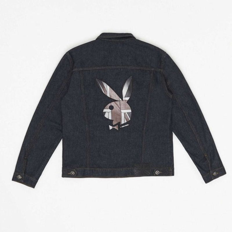 Dark Blue Playboy X John Richmond Women's Jeans | 14INKFCGY